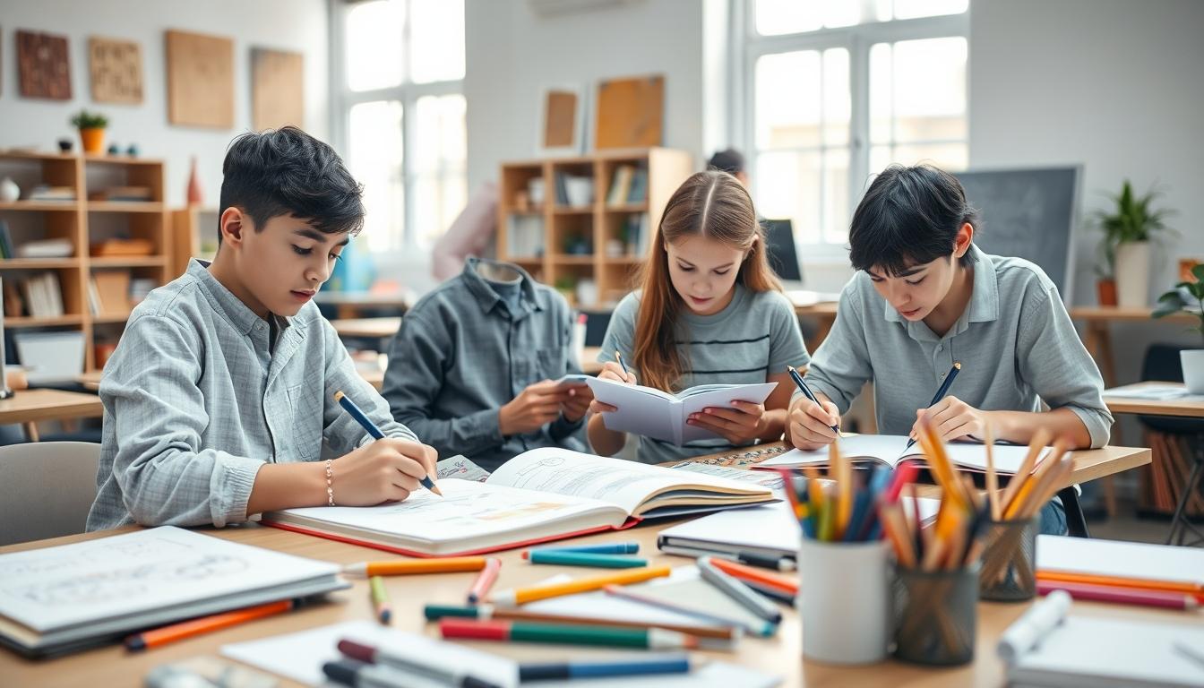 Organized study environment supporting productive learning