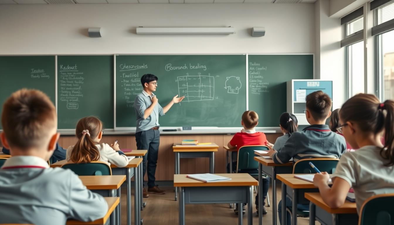 Structured study materials and learning resources on a desk
