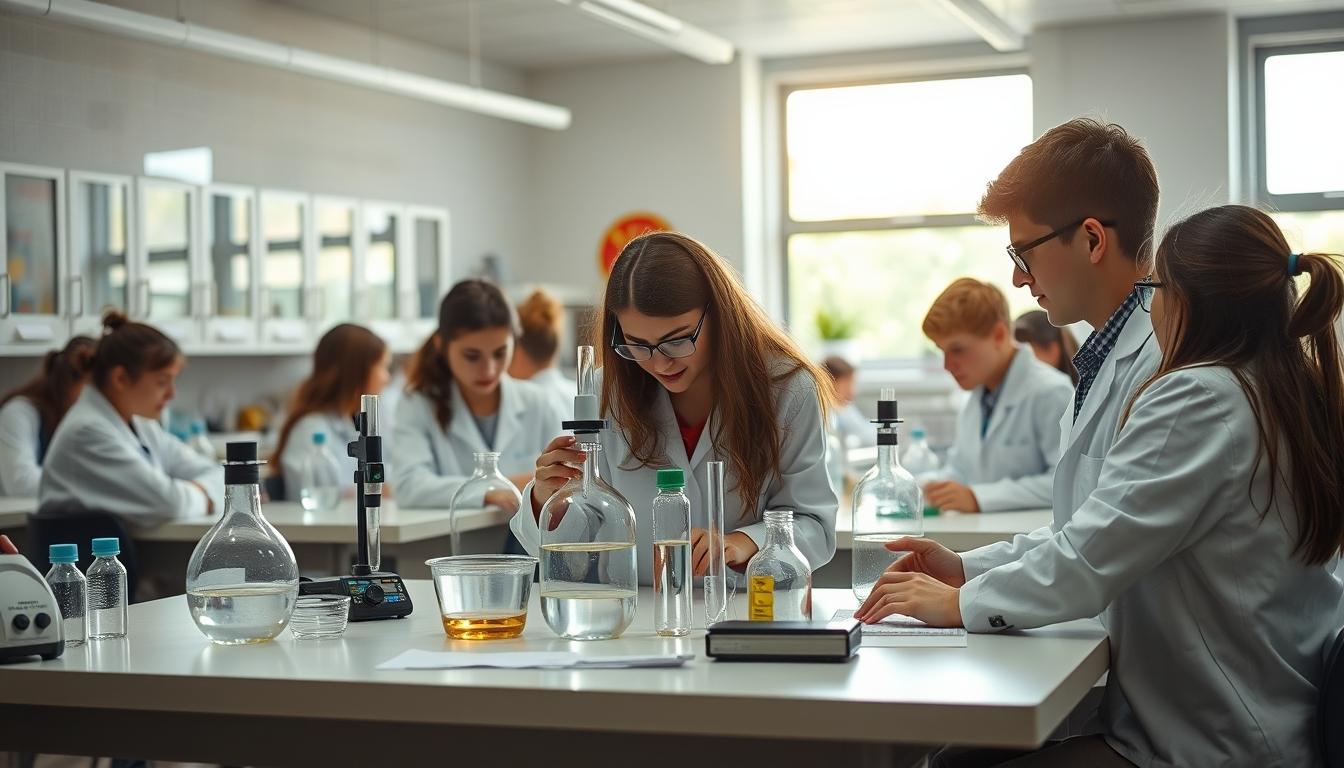 Student preparing for exams with study materials