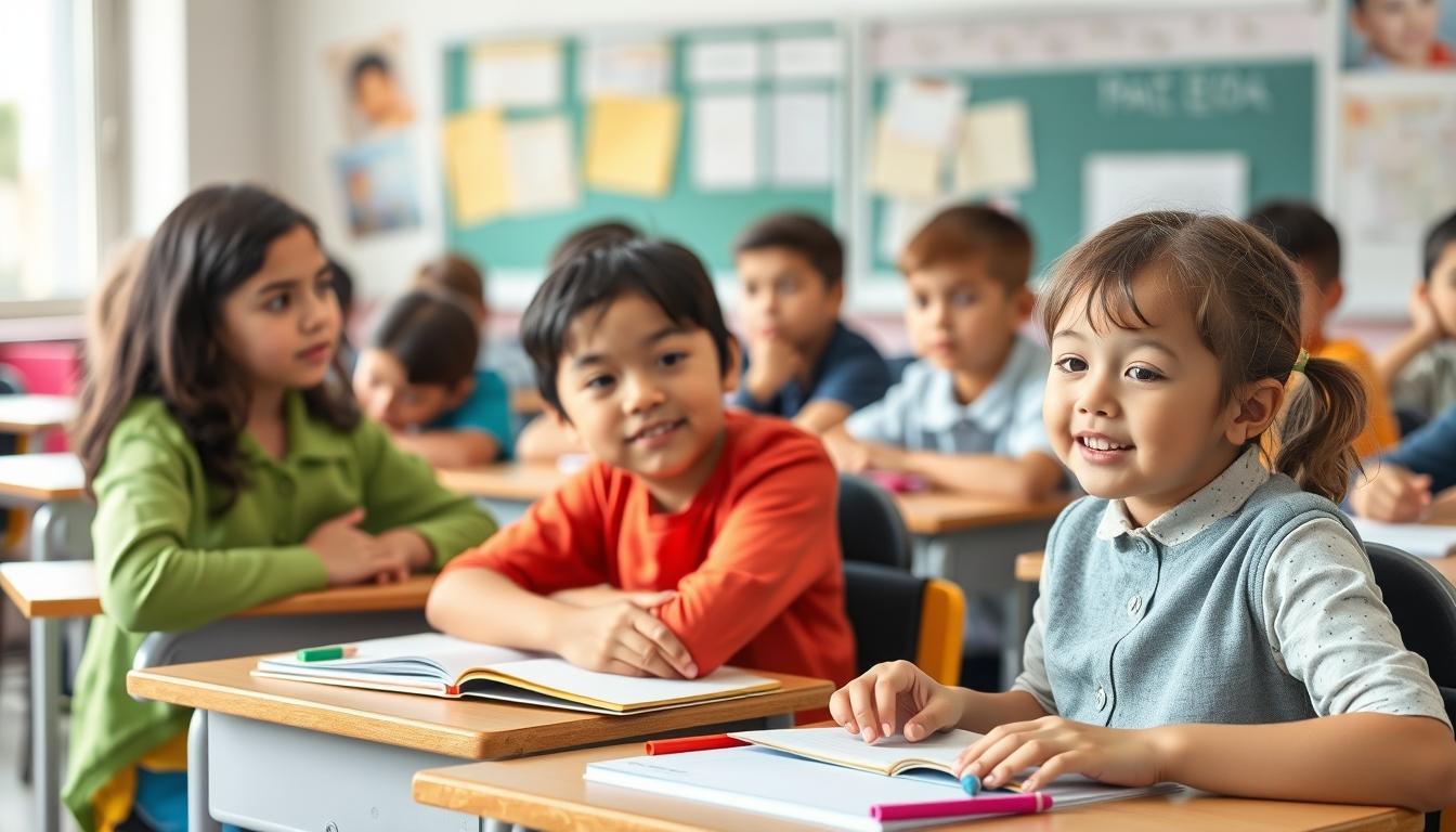 Student using learning strategies while studying